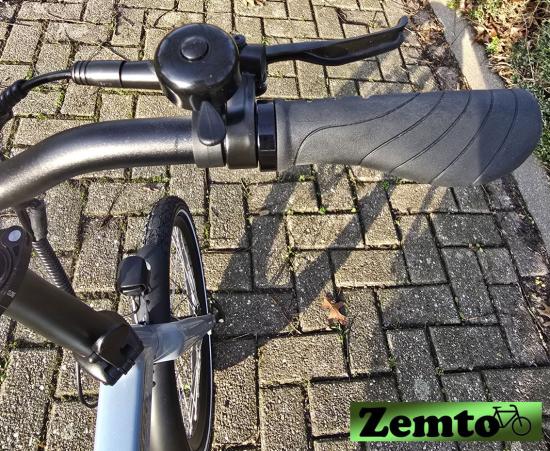 Elektro Faltrad mit Riemenantrieb, Automatik Getriebe, 5 Stufen Motor, Antracied-grau